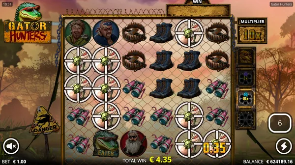 Swamp Spins, the first of four free spins modes