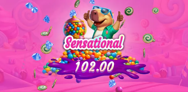 A 102.00 win at the end of a respin sequence