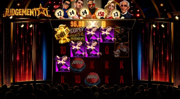 A Super Judge carrying x50 beside a paying cluster