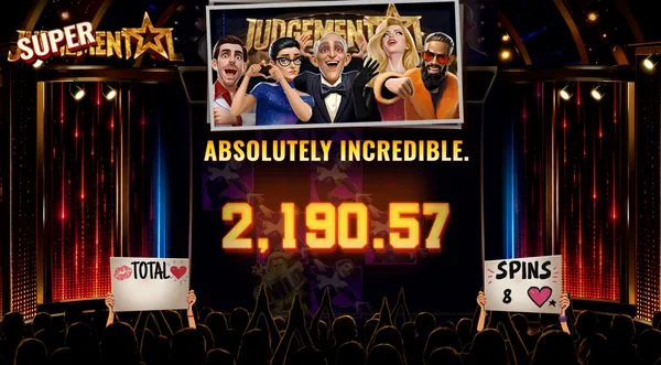 A 2,190.57 finish at the end of the bonus round