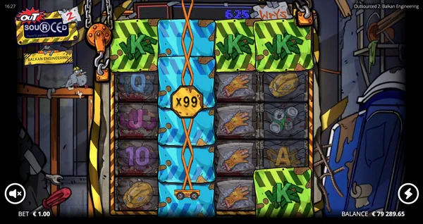 The xNudge Balkan Wild nudged to a 999x multiplier