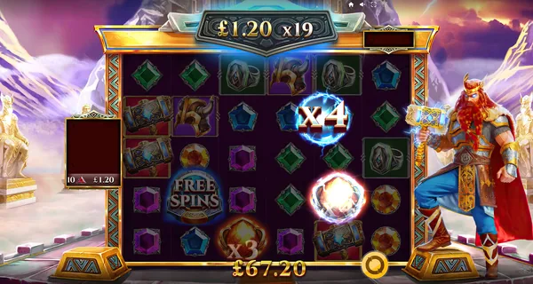 A x19 multiplier building during the base game